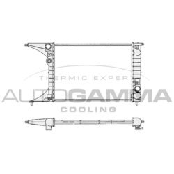 Chladič motora AUTOGAMMA 102248