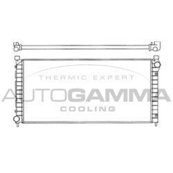 Chladič motora AUTOGAMMA 102938