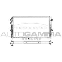 Chladič motora AUTOGAMMA 102953