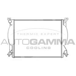Chladič motora AUTOGAMMA 102981
