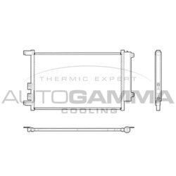 Kondenzátor klimatizácie AUTOGAMMA 103327