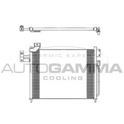 Kondenzátor klimatizácie AUTOGAMMA 103692