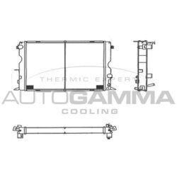 Chladič motora AUTOGAMMA 104020