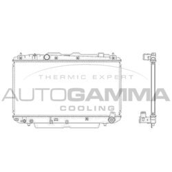 Chladič motora AUTOGAMMA 104115
