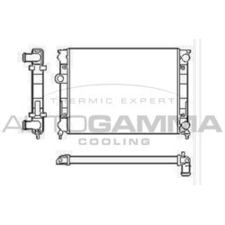 Chladič motora AUTOGAMMA 104222