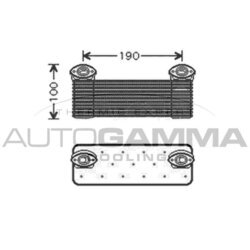 Chladič motorového oleja AUTOGAMMA 104872