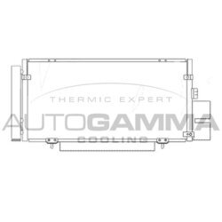 Kondenzátor klimatizácie AUTOGAMMA 105086