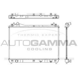Chladič motora AUTOGAMMA 105103