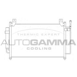 Kondenzátor klimatizácie AUTOGAMMA 105197
