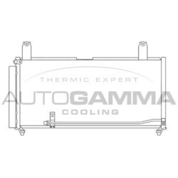 Kondenzátor klimatizácie AUTOGAMMA 105406