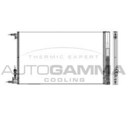 Kondenzátor klimatizácie AUTOGAMMA 105507