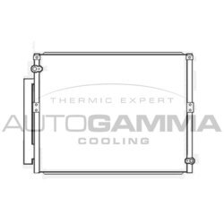Kondenzátor klimatizácie AUTOGAMMA 105553