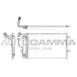 Kondenzátor klimatizácie AUTOGAMMA 105619