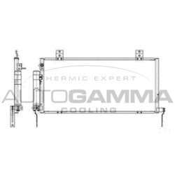 Kondenzátor klimatizácie AUTOGAMMA 105733