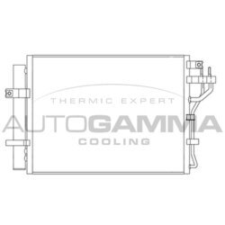 Kondenzátor klimatizácie AUTOGAMMA 105859