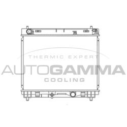 Chladič motora AUTOGAMMA 105909