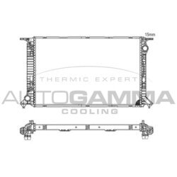 Chladič motora AUTOGAMMA 105985