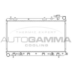 Chladič motora AUTOGAMMA 107054