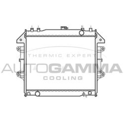 Chladič motora AUTOGAMMA 107058