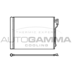 Kondenzátor klimatizácie AUTOGAMMA 107156