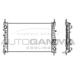 Chladič motora AUTOGAMMA 107213