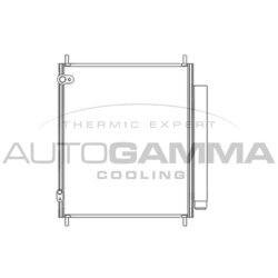 Kondenzátor klimatizácie AUTOGAMMA 107294