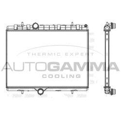 Chladič motora AUTOGAMMA 107623