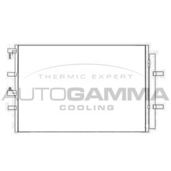 Kondenzátor klimatizácie AUTOGAMMA 107655