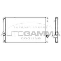 Chladič motora AUTOGAMMA 107793