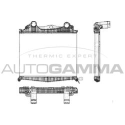 Chladič plniaceho vzduchu AUTOGAMMA 404450