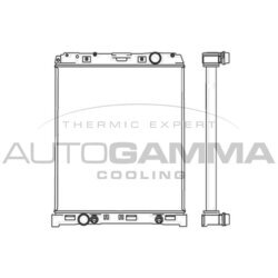 Chladič motora AUTOGAMMA 404966