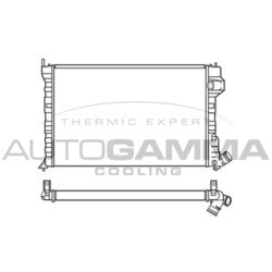 Chladič motora AUTOGAMMA 100221