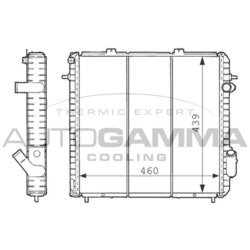 Chladič motora AUTOGAMMA 100895