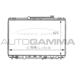 Chladič motora AUTOGAMMA 100992