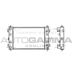 Chladič motora AUTOGAMMA 101472