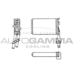 Výmenník tepla vnútorného kúrenia AUTOGAMMA 101655