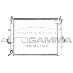 Chladič motora AUTOGAMMA 102937