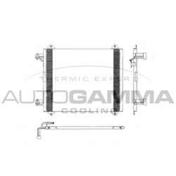 Kondenzátor klimatizácie AUTOGAMMA 103028