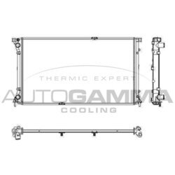 Chladič motora AUTOGAMMA 103351