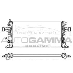 Chladič motora AUTOGAMMA 103368