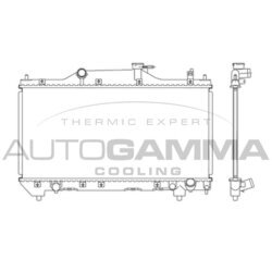Chladič motora AUTOGAMMA 103534