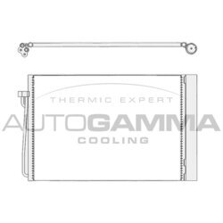 Kondenzátor klimatizácie AUTOGAMMA 103655