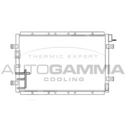 Kondenzátor klimatizácie AUTOGAMMA 103847