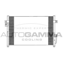 Kondenzátor klimatizácie AUTOGAMMA 104095