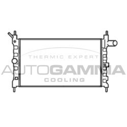 Chladič motora AUTOGAMMA 104116