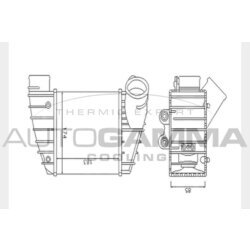 Chladič plniaceho vzduchu AUTOGAMMA 104430