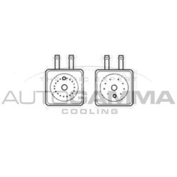 Chladič motorového oleja AUTOGAMMA 104798