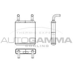 Výmenník tepla vnútorného kúrenia AUTOGAMMA 104817