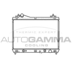 Chladič motora AUTOGAMMA 105136