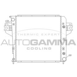 Chladič motora AUTOGAMMA 105307